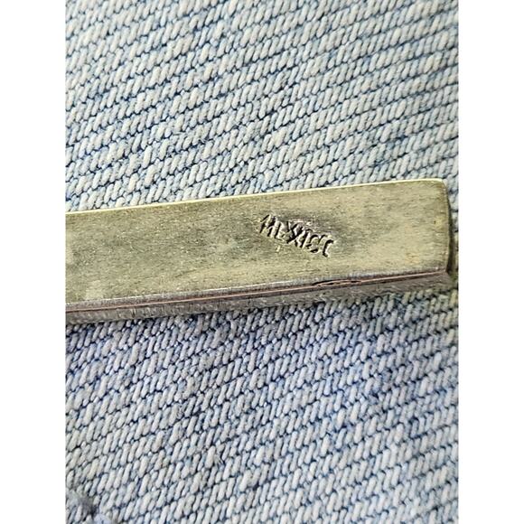 Vintage Cross Pendant Abalone Shell Inlay Mexico Southwestern Boho Festival - Picture 8 of 9